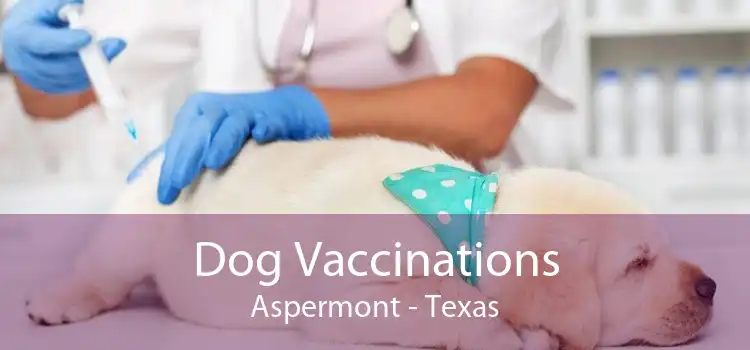 Dog Vaccinations Aspermont - Texas