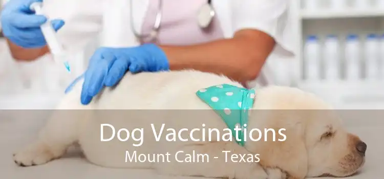 Dog Vaccinations Mount Calm - Texas